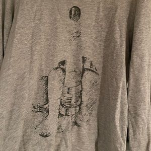 Lauren Moshi Middle Finger Cartier rings sweatshirt